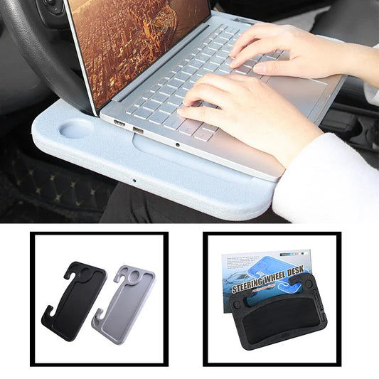 Tablette Voiture Multifonction – Plateau de Volant pour Repas, Café et Travai