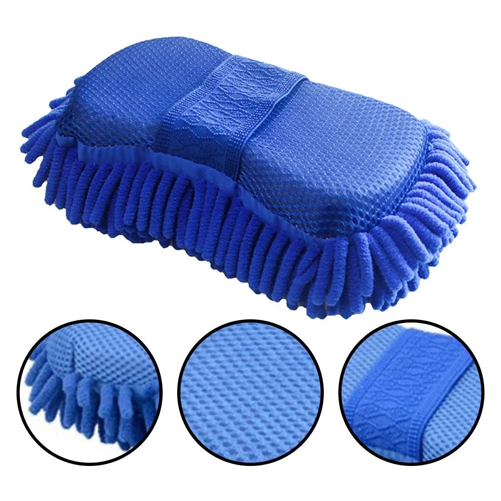 Éponge Microfibre Voiture – Haute Absorption & Protection Anti-Rayures