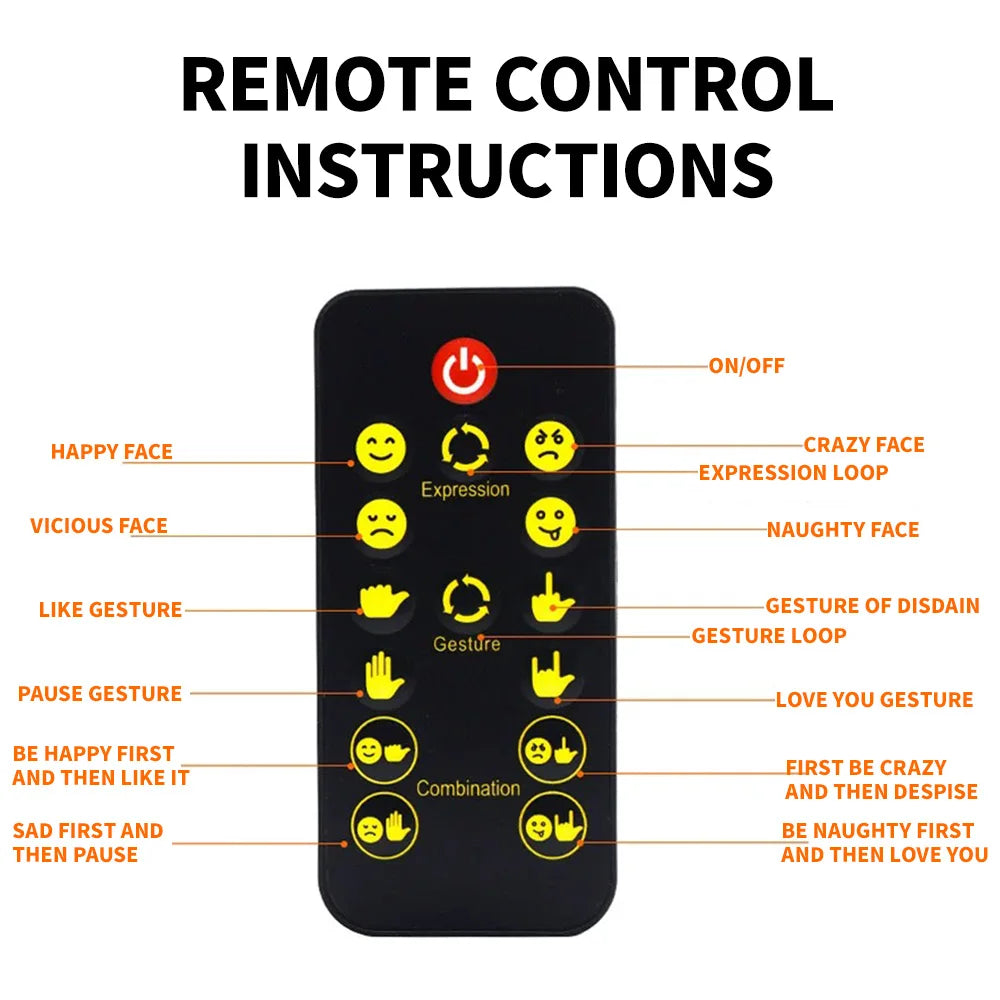 Lumière LED Voiture avec Expressions – Affichage Télécommandé pour Vitre Arrière