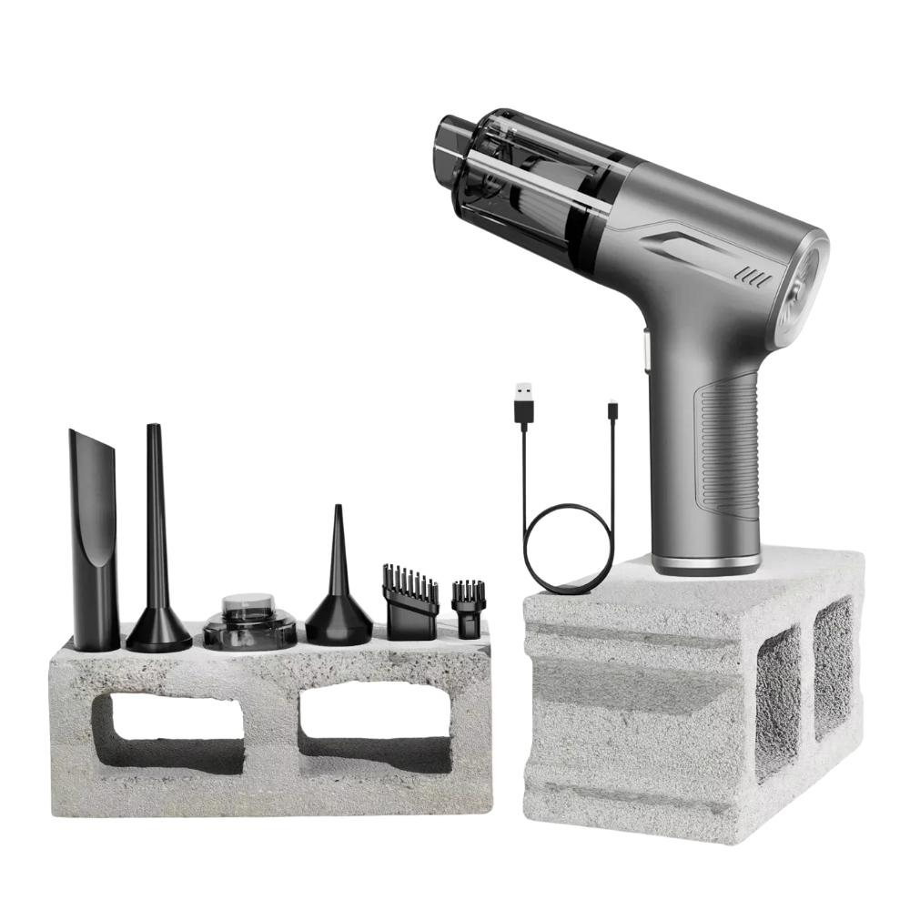 Aspirateur Voiture Sans Fil – Aspirateur à Main Puissant & Portable pour Auto