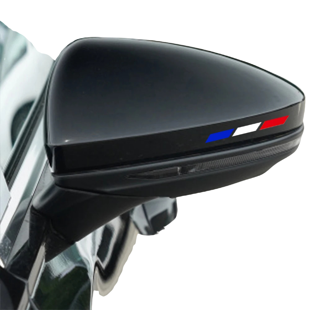 Stickers Voiture Universels – Autocollants Tricolore pour une Touche Sportive