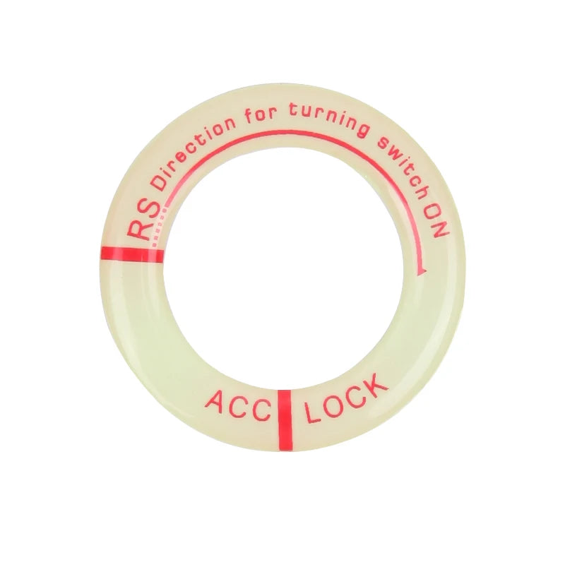 Sticker Lumineux pour Clé de Contact – Autocollant Fluorescent 3D pour Voiture & Moto