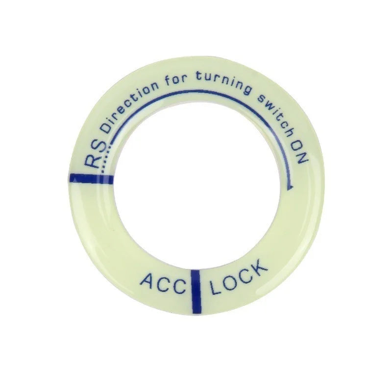 Sticker Lumineux pour Clé de Contact – Autocollant Fluorescent 3D pour Voiture & Moto