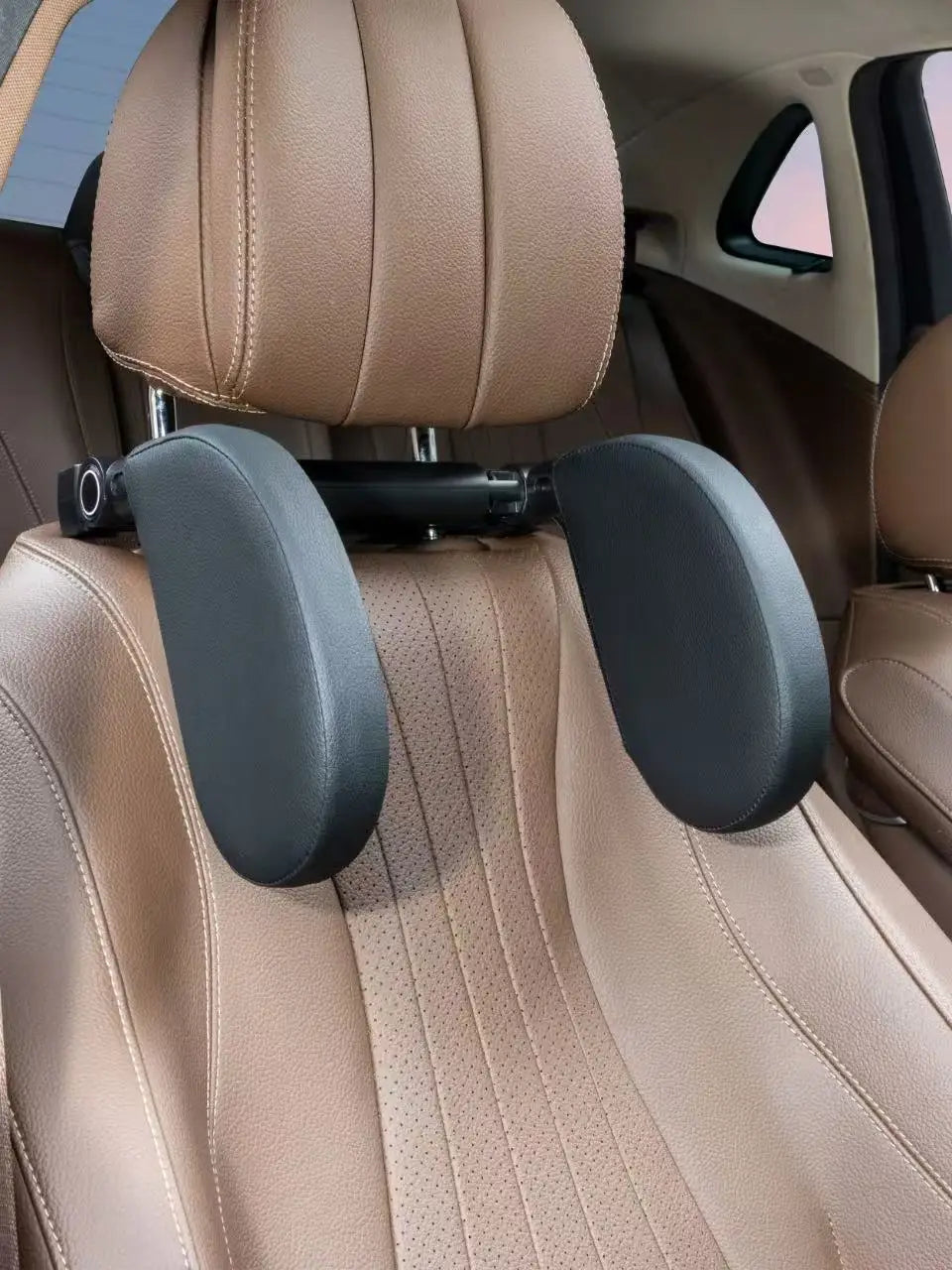Coussin Appui-Tête Voiture – Soutien Cervical pour Passager et Longs Trajets