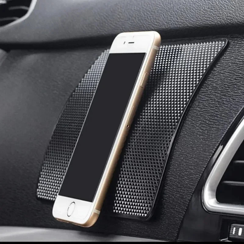 Tapis Antidérapant Voiture – Support Adhésif pour Téléphone, Lunettes & Accessoires