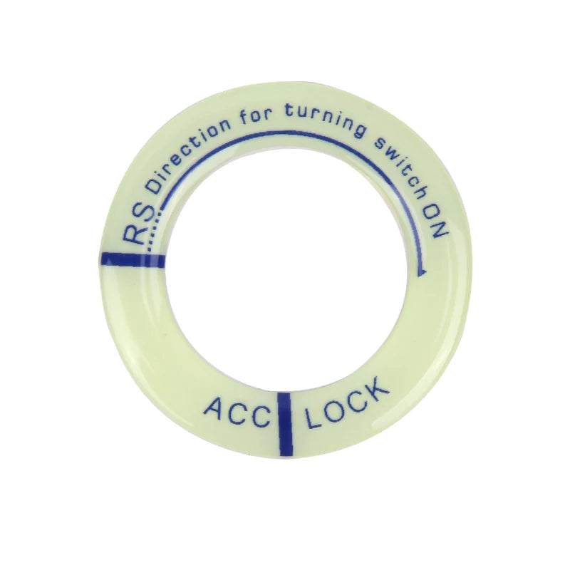 Sticker Lumineux pour Clé de Contact – Autocollant Fluorescent 3D pour Voiture & Moto